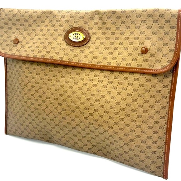Gucci Other - ‼️SOLD‼️GUCCI MICRO GG MONOGRAM MENS LAPTOP POUCH
